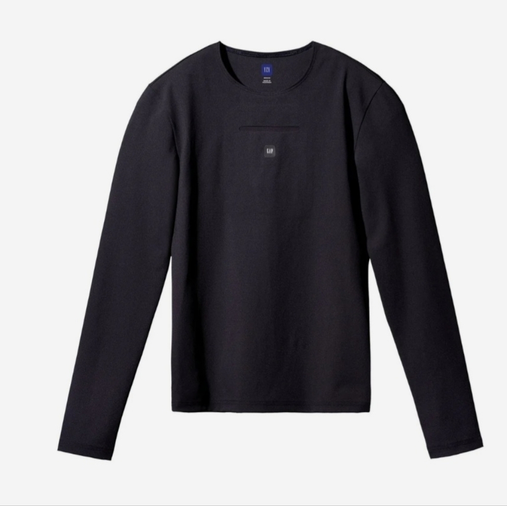 Yeezy Gap Balenciaga Long Sleeve Second Skin Black Size Small